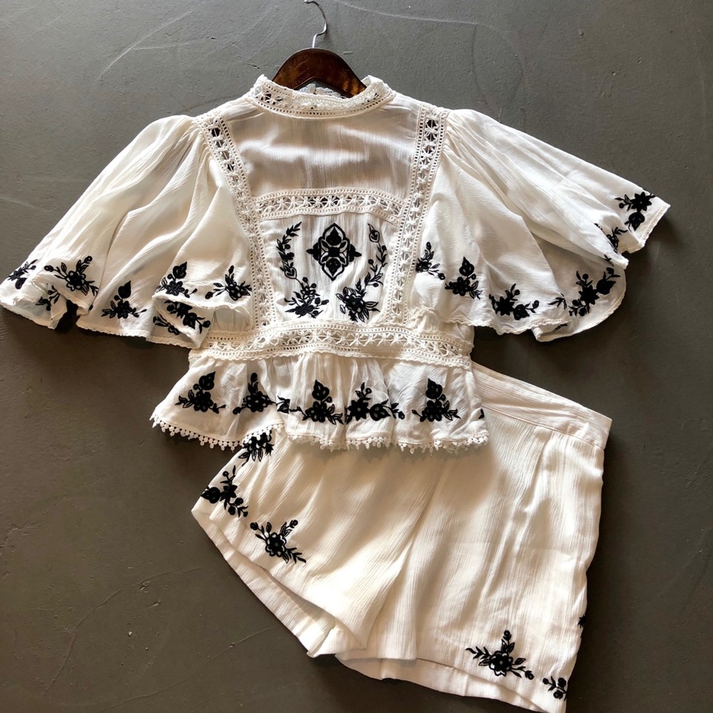 Free People 2-piece Short Set